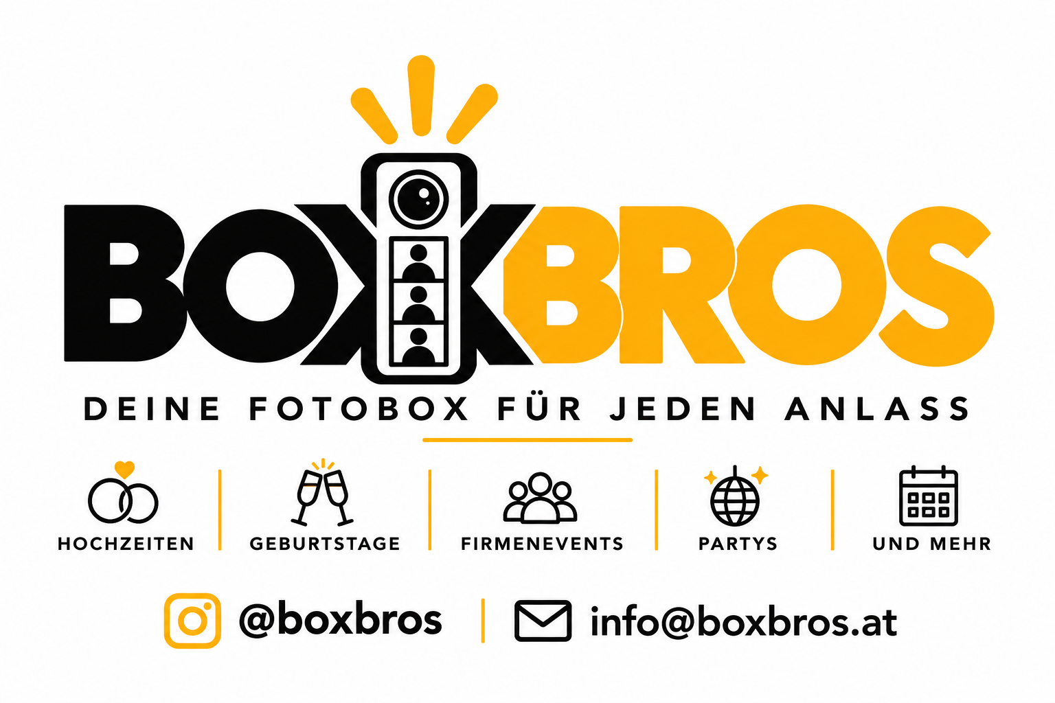 BOXBROS – Deine Fotobox für jeden Anlass